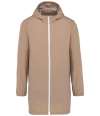 NS615 Native Spirit Unisex Waterproof Jacket Wet Sand colour image